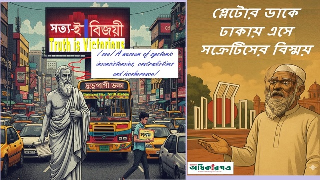 বঙভূমিতে সক্রেটিসের আগমন ও সত্যের বিষপান: ক্ষমতার দম্ভ, শক্তি ও মিডিয়ার ছায়ায় নৈতিকতার নির্বাসন!